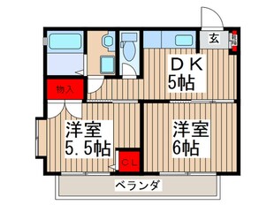 ブルボンＭの物件間取画像